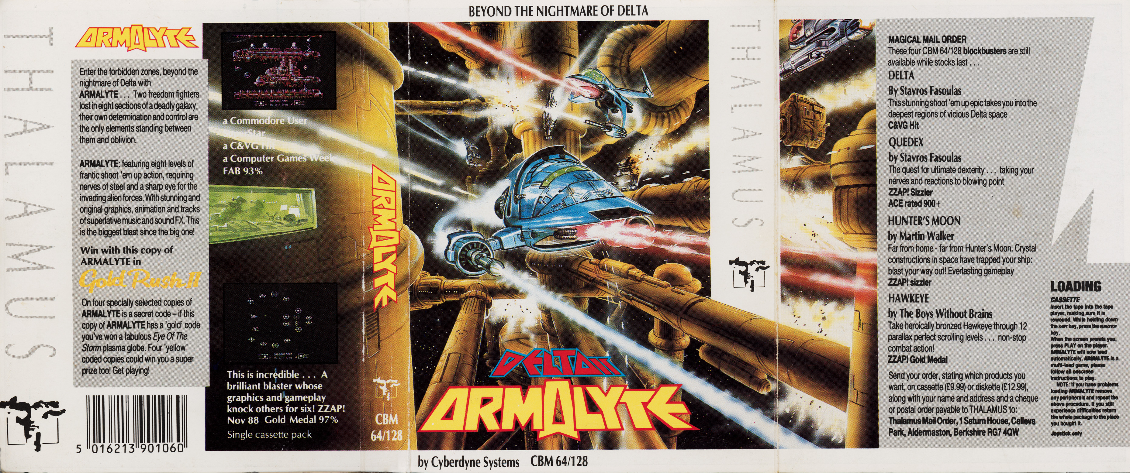 Armalyte — cassette inlay front