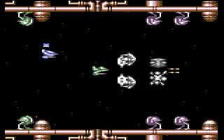 Armalyte — in-game screenshot, Commodore 64