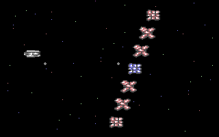 Delta — in-game screenshot, Commodore 64