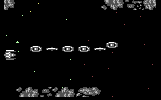Delta — in-game screenshot, Commodore 64
