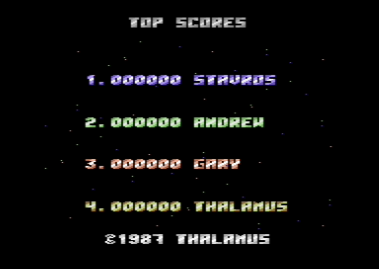 Delta — emulator screenshot, Commodore 64