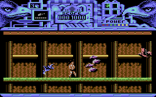 Hawkeye — in-game screenshot, Commodore 64