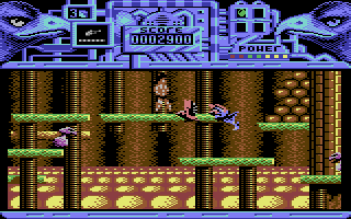 Hawkeye — in-game screenshot, Commodore 64