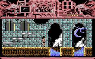 Hawkeye — in-game screenshot, Commodore 64