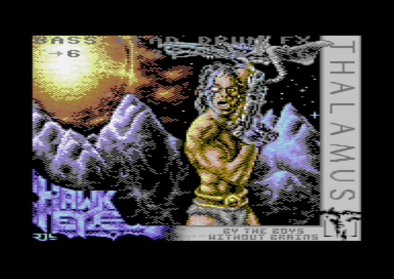 Hawkeye — emulator screenshot, Commodore 64