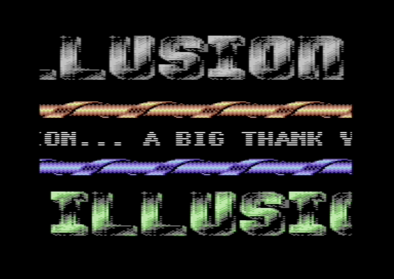 Nobby the Aardvark — title screen, Commodore 64