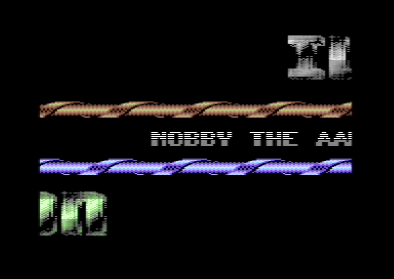 Nobby the Aardvark — emulator screenshot, Commodore 64