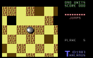Quedex — in-game screenshot, Commodore 64