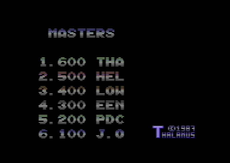 Quedex — emulator screenshot, Commodore 64
