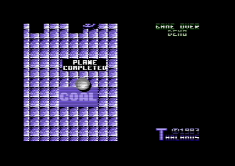 Quedex — emulator screenshot, Commodore 64