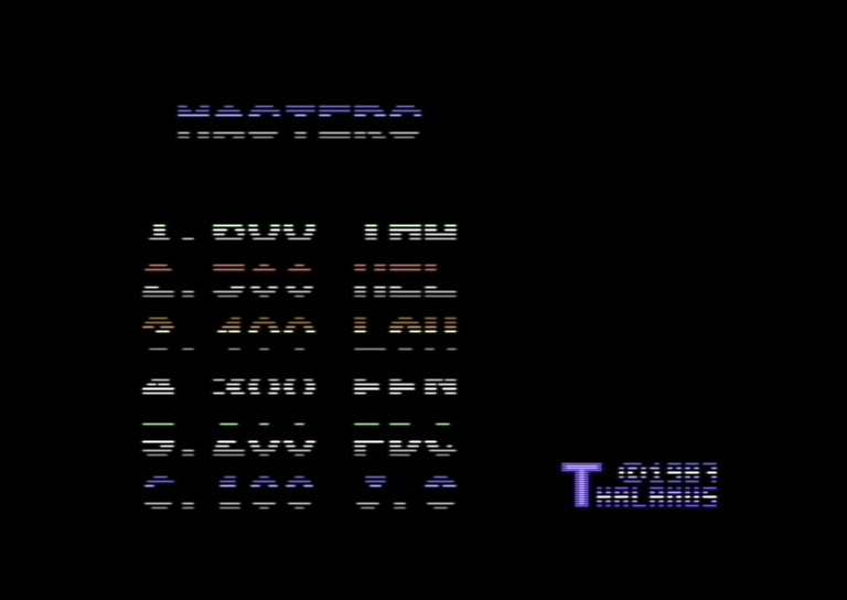Quedex — emulator screenshot, Commodore 64