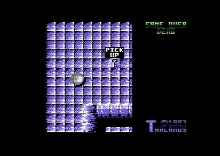 Quedex — emulator screenshot, Commodore 64