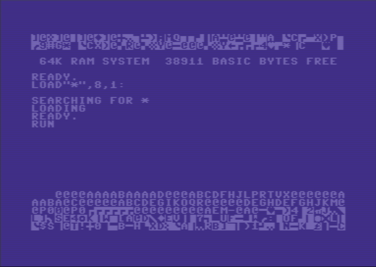 Sanxion — emulator screenshot, Commodore 64