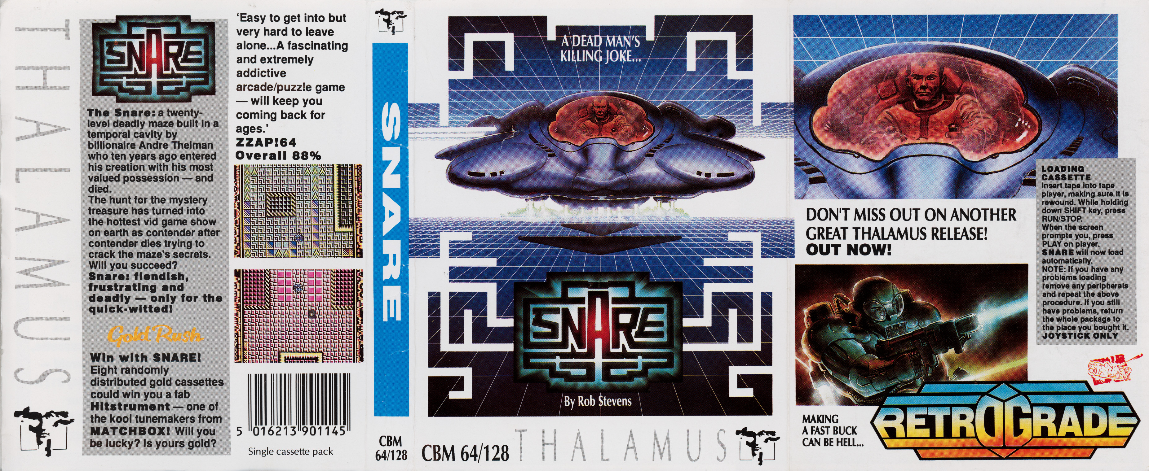 Snare — cassette inlay front